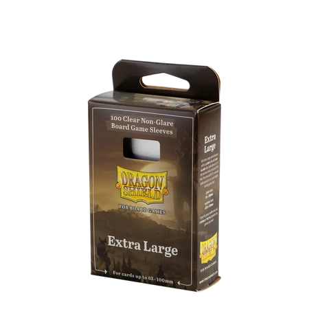 Dragon Shield Clear Nonglare Extra Large Board Game Sleeves Supplies Arcane Tinmen