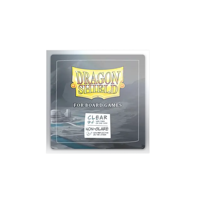 Dragon Shield Clear Nonglare Square Board Game Sleeves Supplies Arcane Tinmen