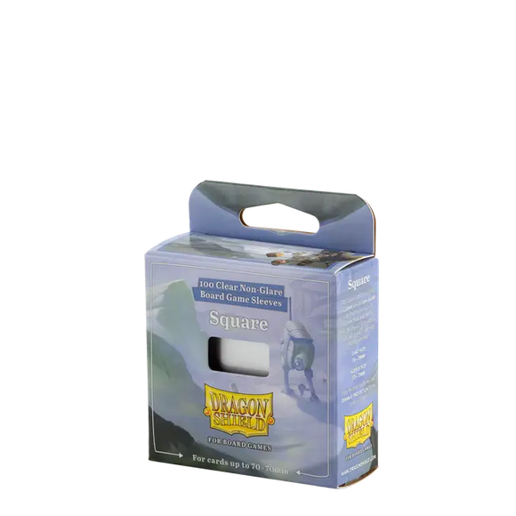 Dragon Shield Clear Nonglare Square Board Game Sleeves Supplies Arcane Tinmen