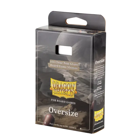 Dragon Shield Clear Nonglare Oversize Board Game Sleeves Supplies Arcane Tinmen