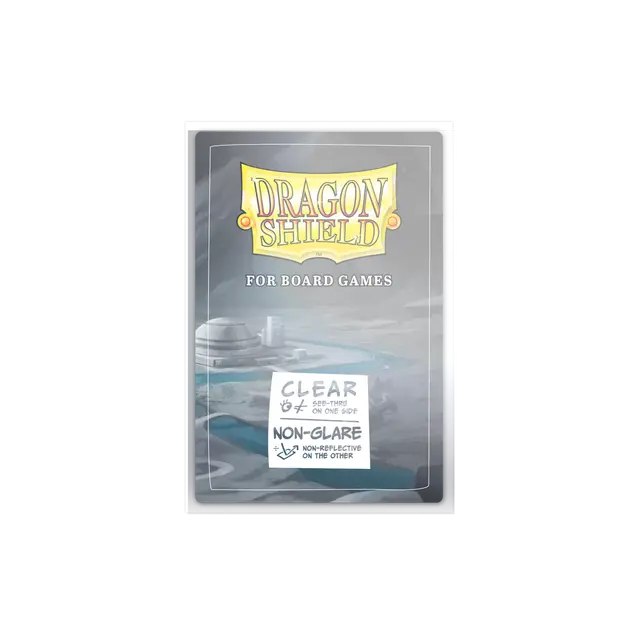 Dragon Shield Clear Nonglare Oversize Board Game Sleeves Supplies Arcane Tinmen