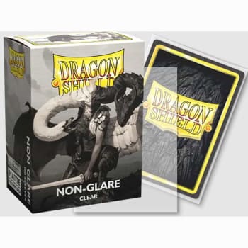 Dragon Shield Matte Non-Glare Standard Sleeves 100ct Clear Supplies Arcane Tinmen   