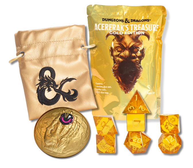 Acererak's Treasure Blind Bag - Gold Edition Dice Sirius Dice   
