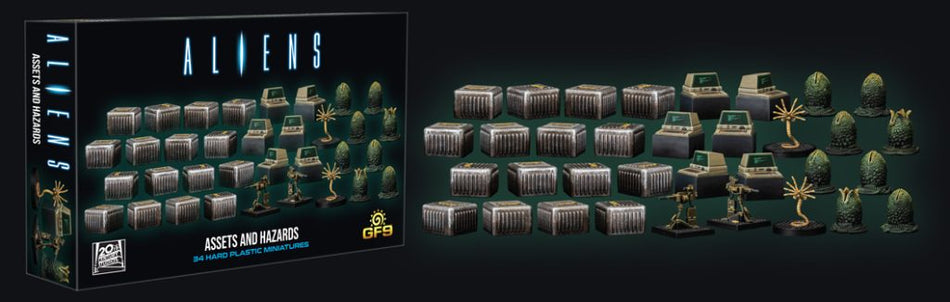 Aliens: Assets & Hazards Miniatures Gale Force Nine   
