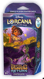 Disney Lorcana TCG: Ursula's Return Starter Decks (2 options) Trading Card Games Ravensburger LOR UR SD Amber & Amethyst  