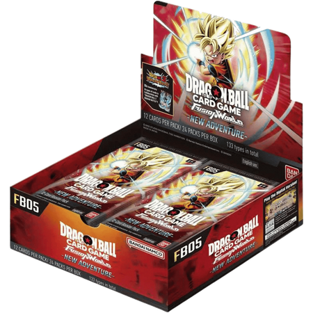 Dragon Ball Super [FB05] Fusion World New Adventure Boosters (2 options) Trading Card Games Bandai DBS FB05 Booster Box