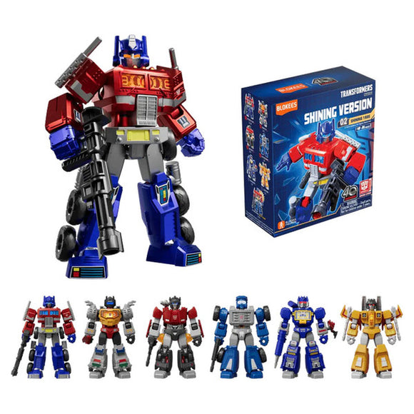 Blokees Figures Transformers Shining Version 02 Shining 1985 Blind Box Toys Other