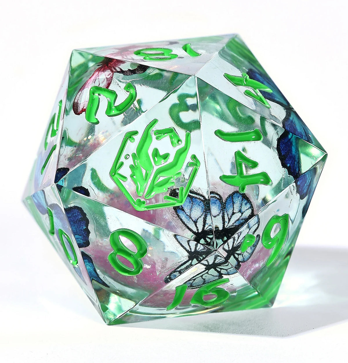 Captured Magic Sharp Edge Liquid Core Dice Set - Dream Wing Dice Hymgho