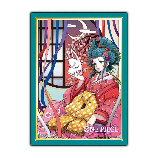 One Piece TCG 70ct Official Sleeves Assortment 10 (4 options) Supplies Bandai OP DP10 Kouzuki Hiyori