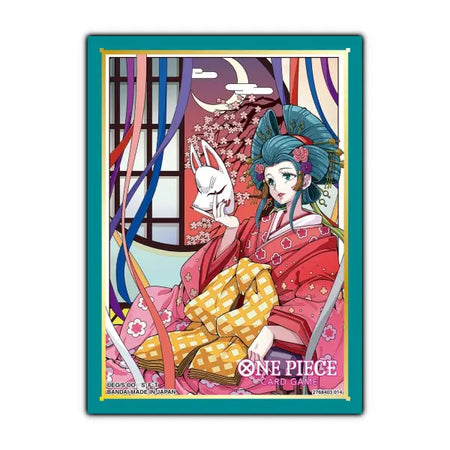 One Piece TCG 70ct Official Sleeves Assortment 10 (4 options) Supplies Bandai OP DP10 Kouzuki Hiyori