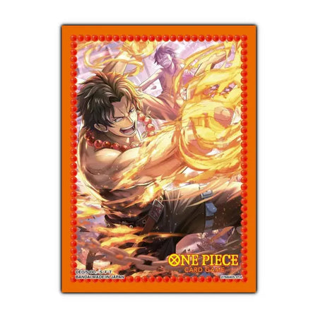One Piece TCG 70ct Official Sleeves Assortment 10 (4 options) Supplies Bandai OP DP10 Portgas