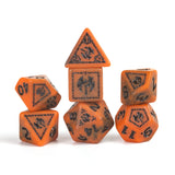 D&D Adventurer Dice Set - Barbarian Orange 16ct Dice Sirius Dice