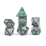 D&D Adventurer Dice Set - Bard Blue 15ct Dice Sirius Dice