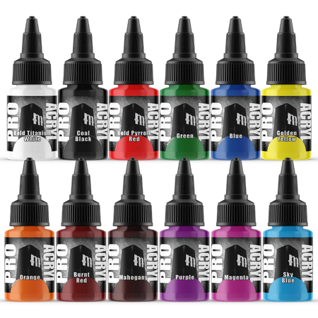 Pro Acryl Base Paint Set Paints Monument Hobbies