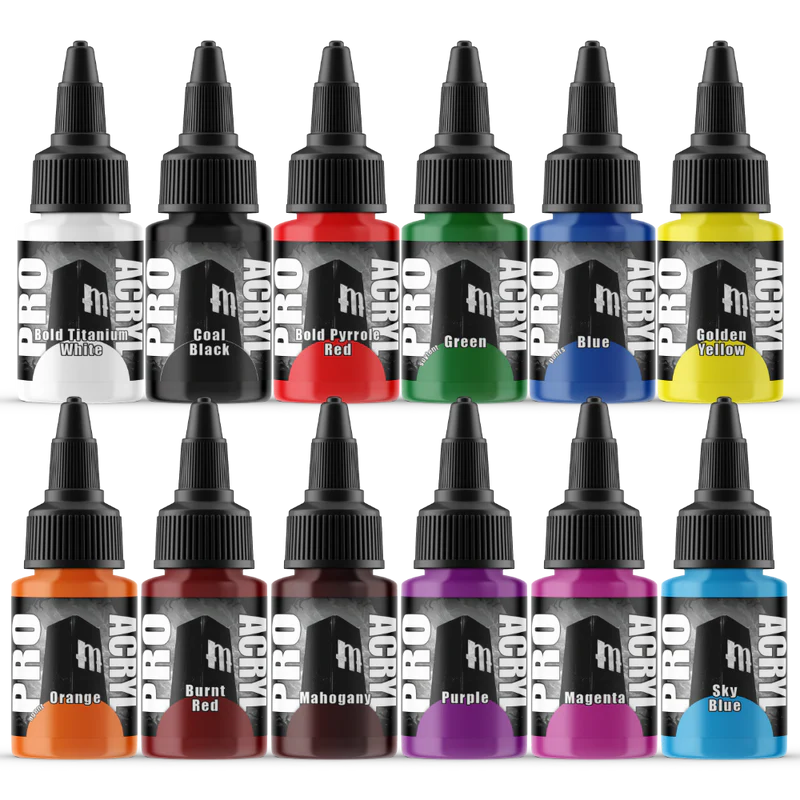 Pro Acryl Base Paint Set Paints Monument Hobbies