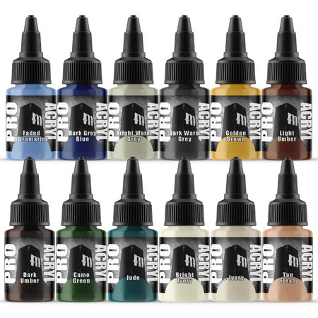 Pro Acryl Base Paint Set Paints Monument Hobbies