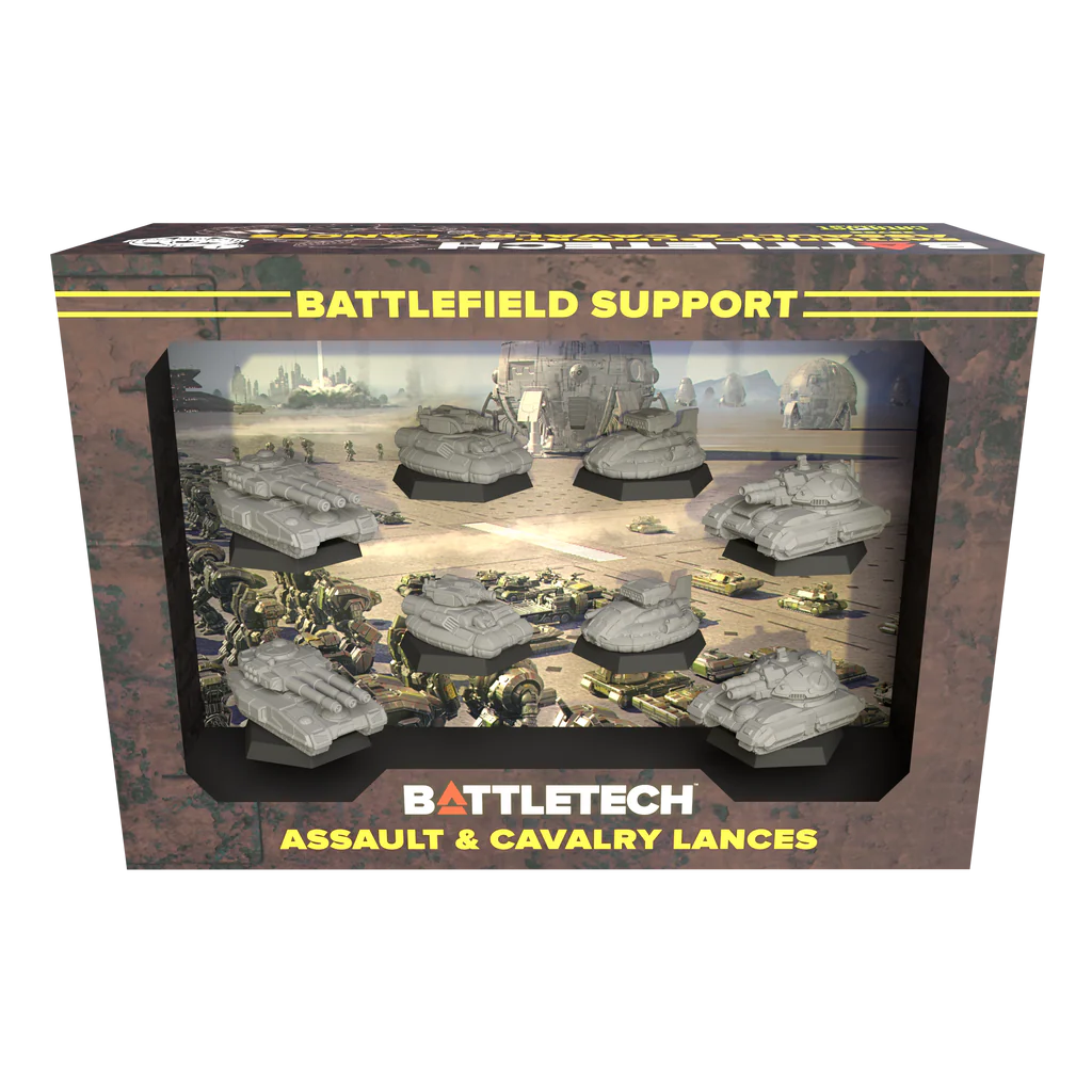 BattleTech Mercenaries ForcePack: Battlefield Support Assault & Cavalry Lances Miniatures Catalyst Game Labs