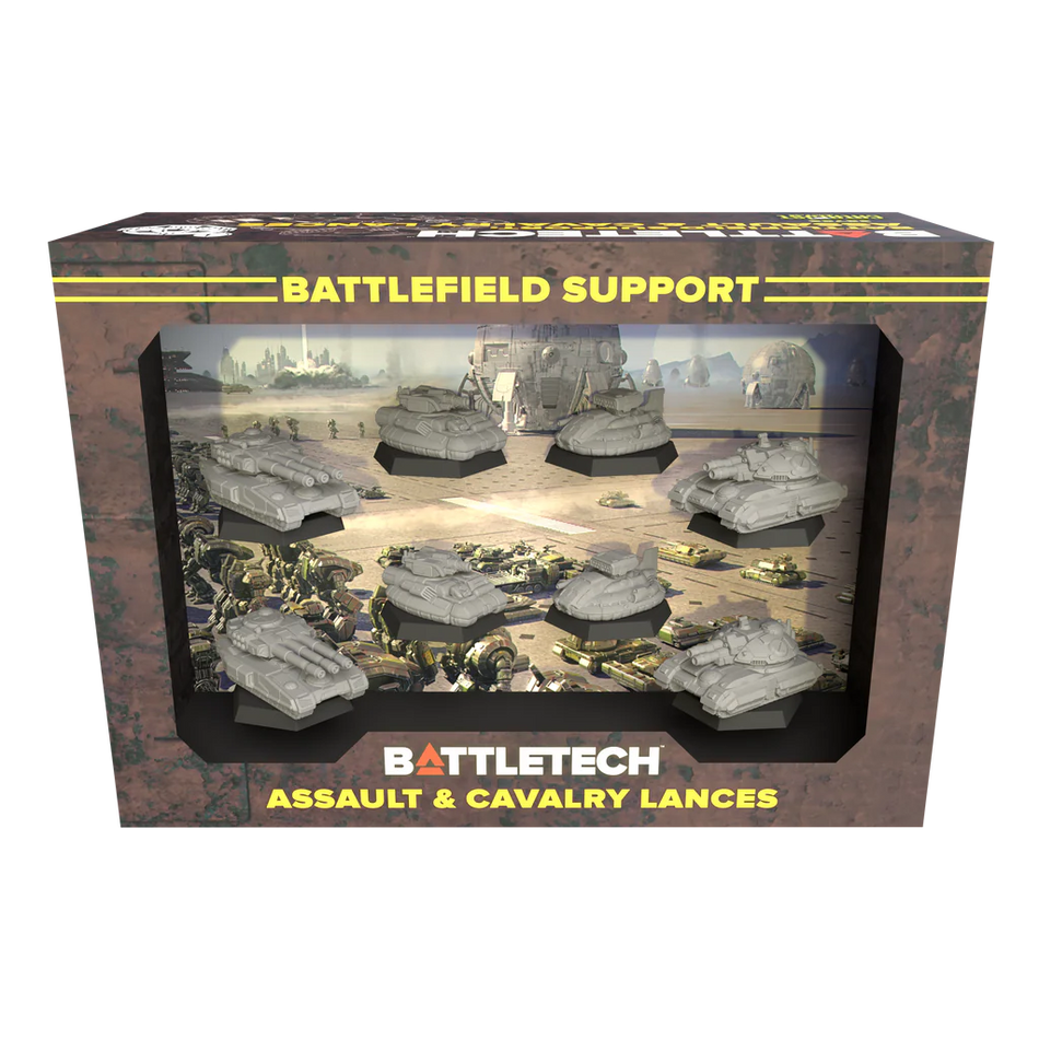 BattleTech Mercenaries ForcePack: Battlefield Support Assault & Cavalry Lances Miniatures Catalyst Game Labs