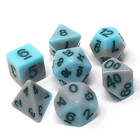 Die Hard Dice 7pc RPG Set - Beach Dice Die Hard Dice