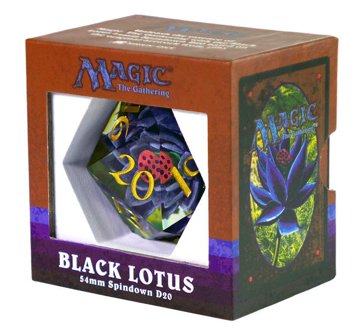 MtG Black Lotus 54mm Spindown d20 Dice Sirius Dice   