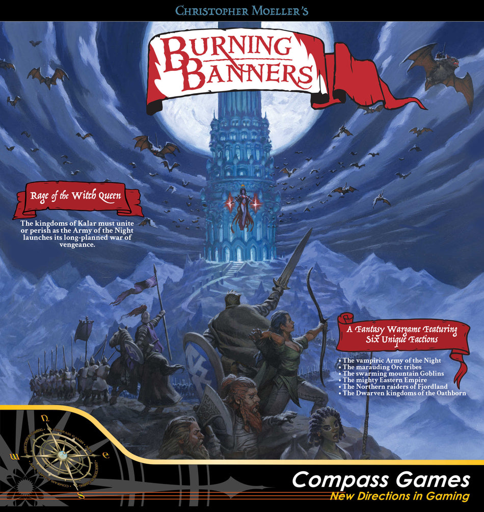 Burning Banners: Rage of the Witch Queen Board Games Compass Games   