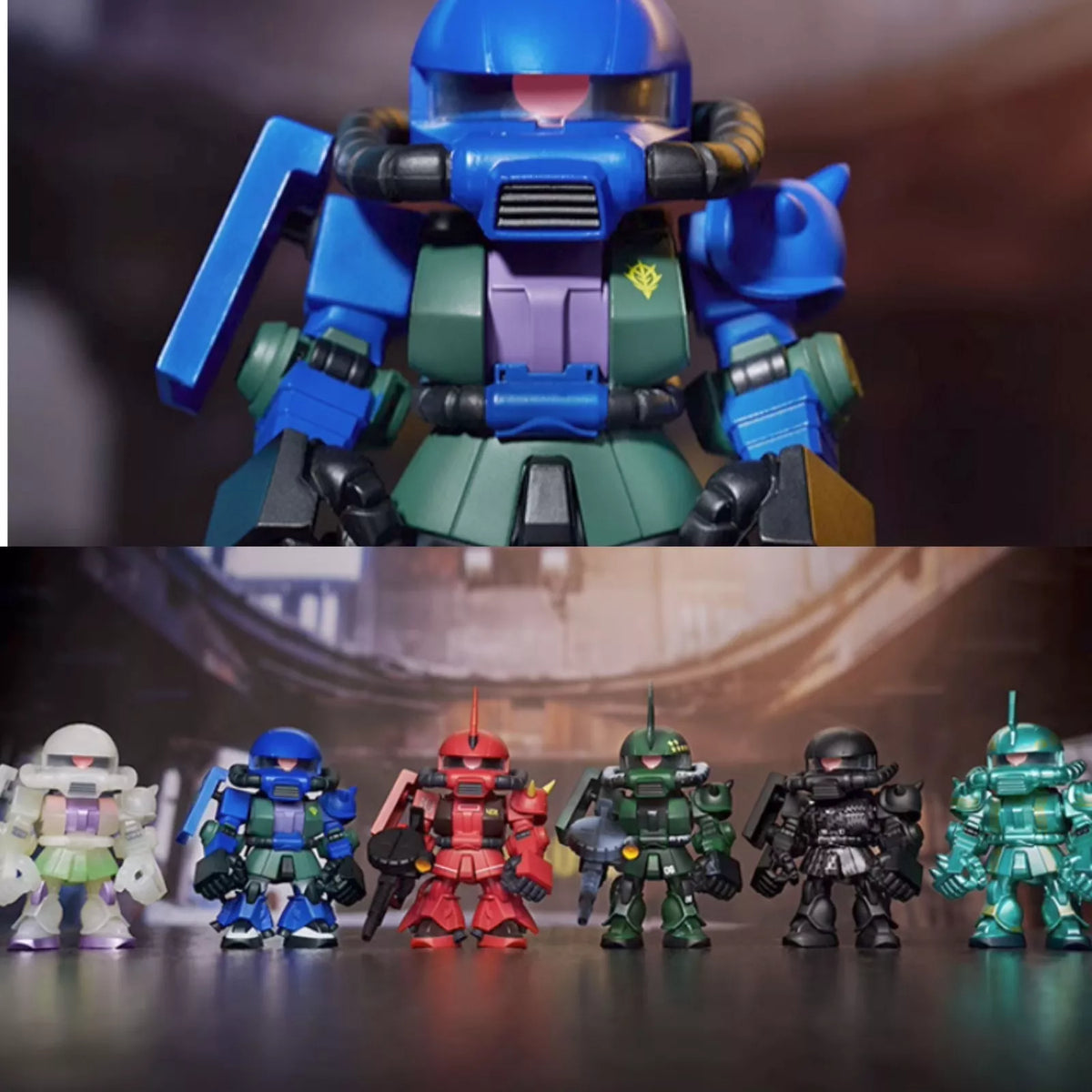 Bandai Namco QMSV Gundam Zaku Series Mystery Box Toys LuminaToyz Gundam Zaku Mystery