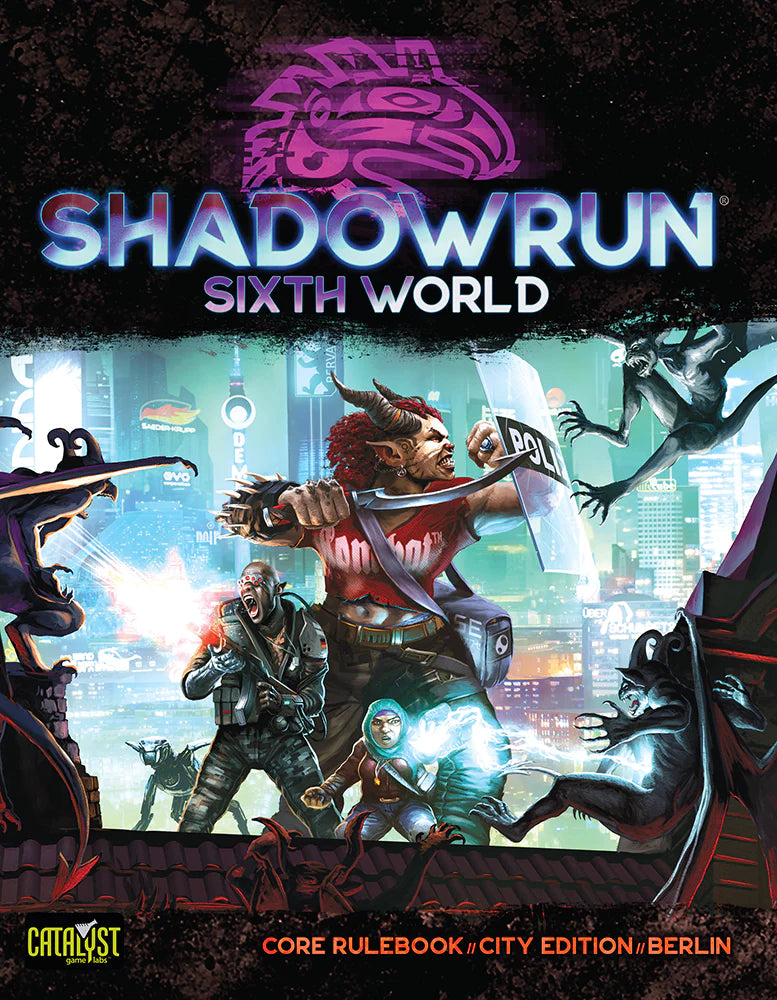 Shadowrun 6E Core Rulebook: Berlin Edition Role Playing Games Catalyst Game Labs   