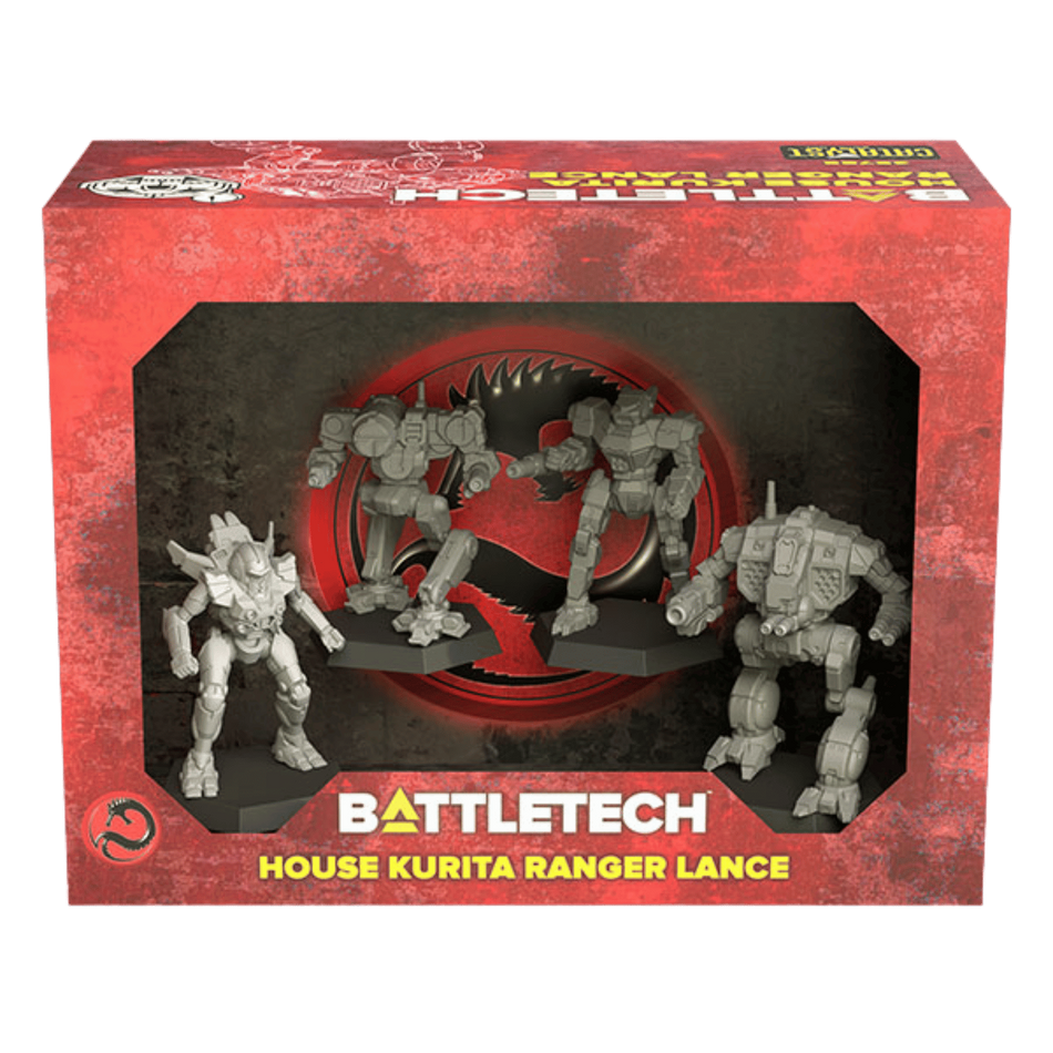 BattleTech: Miniature Force Pack - House Kurita Ranger Lance Miniatures Catalyst Game Labs BT House Kurita Ranger Lance