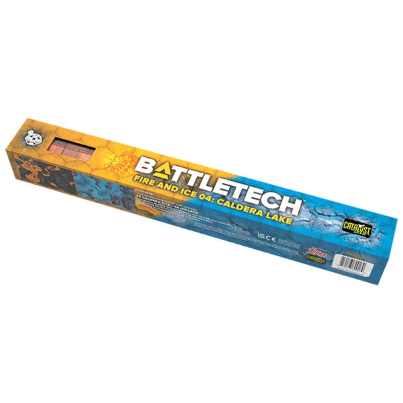Battletech BattleMat: Fire & Ice 04 - Caldera Lake Board Games Catalyst Game Labs
