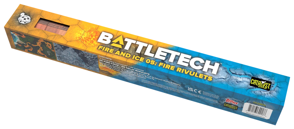 Battletech BattleMat: Fire & Ice 05- Fire Rivulets