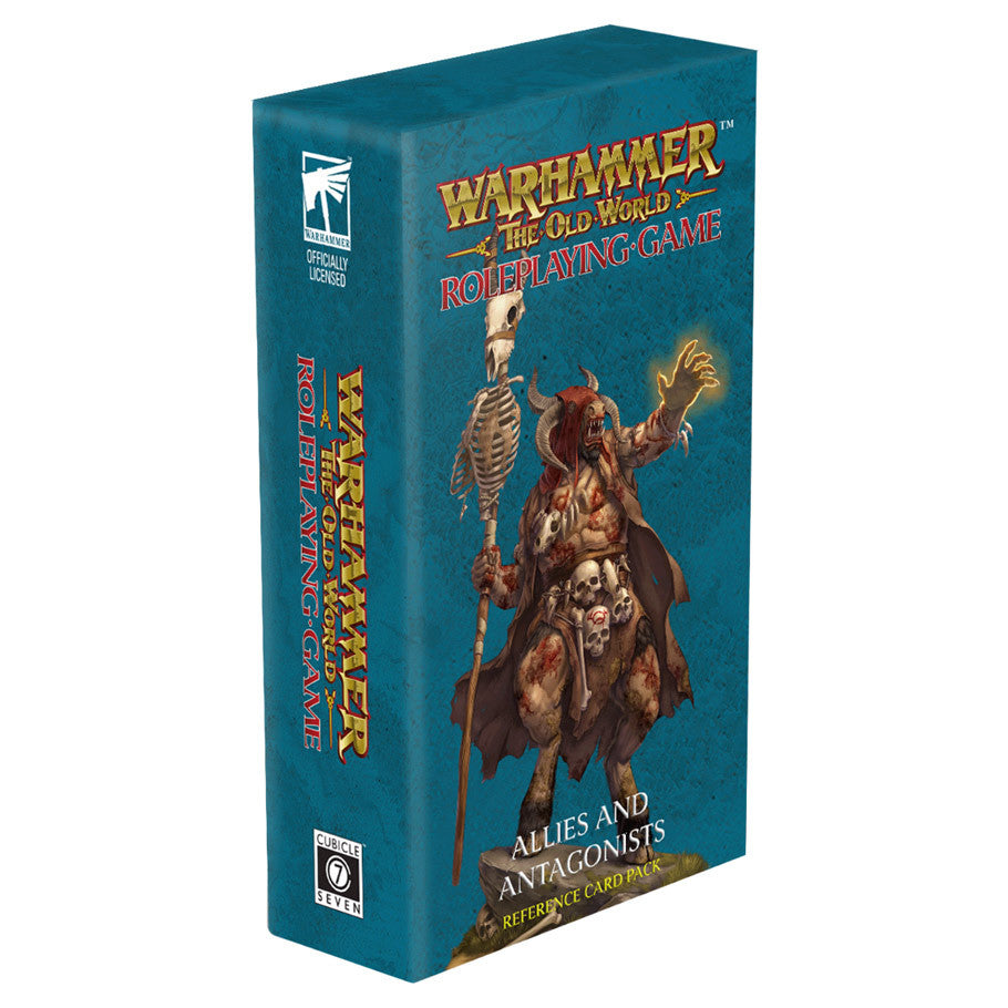Warhammer: The Old World Roleplaying Game: Allies & Antagonists Card Deck Role Playing Games Cubicle 7 Entertainment WH TOW RPG A&A Deck