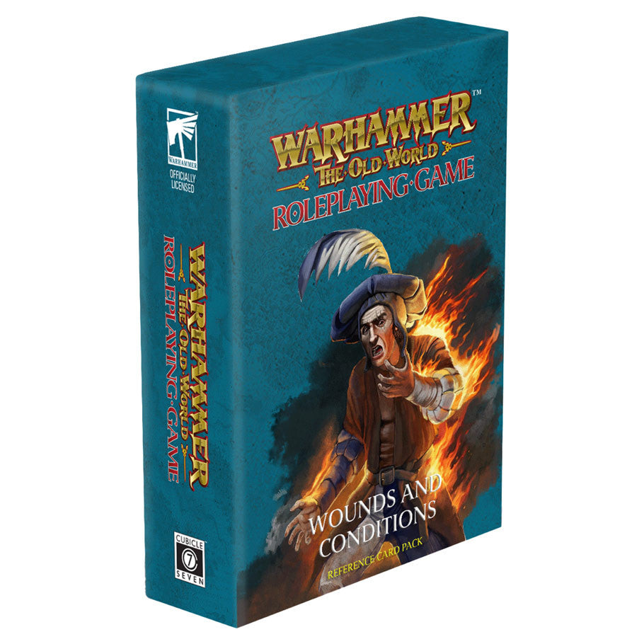 Warhammer: The Old World Roleplaying Game: Wounds & Conditions Deck Role Playing Games Cubicle 7 Entertainment WH TOW RPG W&C Deck