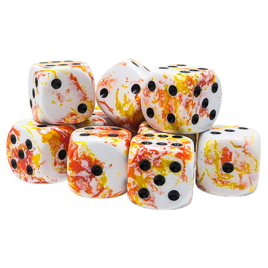 d6Cube 16mm Brush: Sunrise (12) Dice Chessex 16mm d6-Set Brush: Sunrise