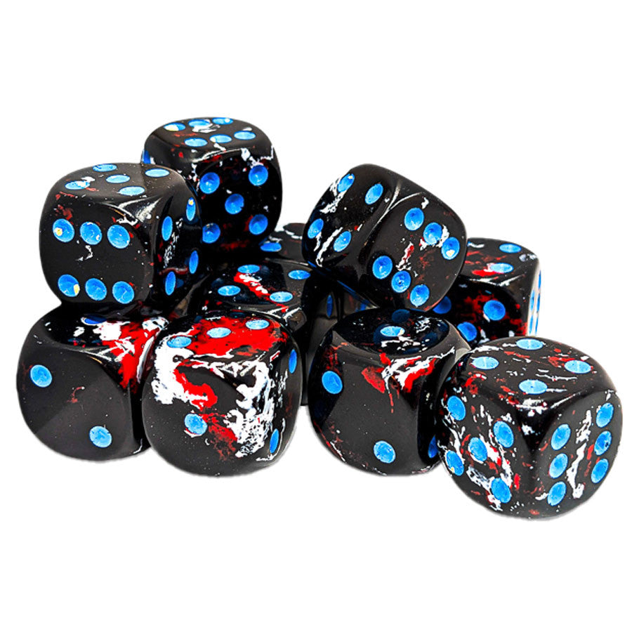 d6Cube 16mm Brush: Dark Side (12) Dice Chessex 16mm d6-Set Brush: Dark Side