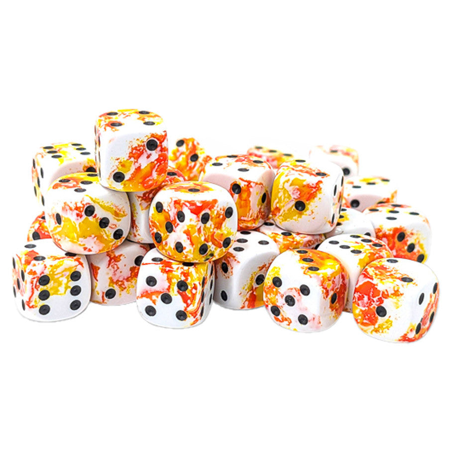 d6Cube 12mm Brush: Sunrise (36) Dice Chessex 12mm d6-Set Brush: Sunrise