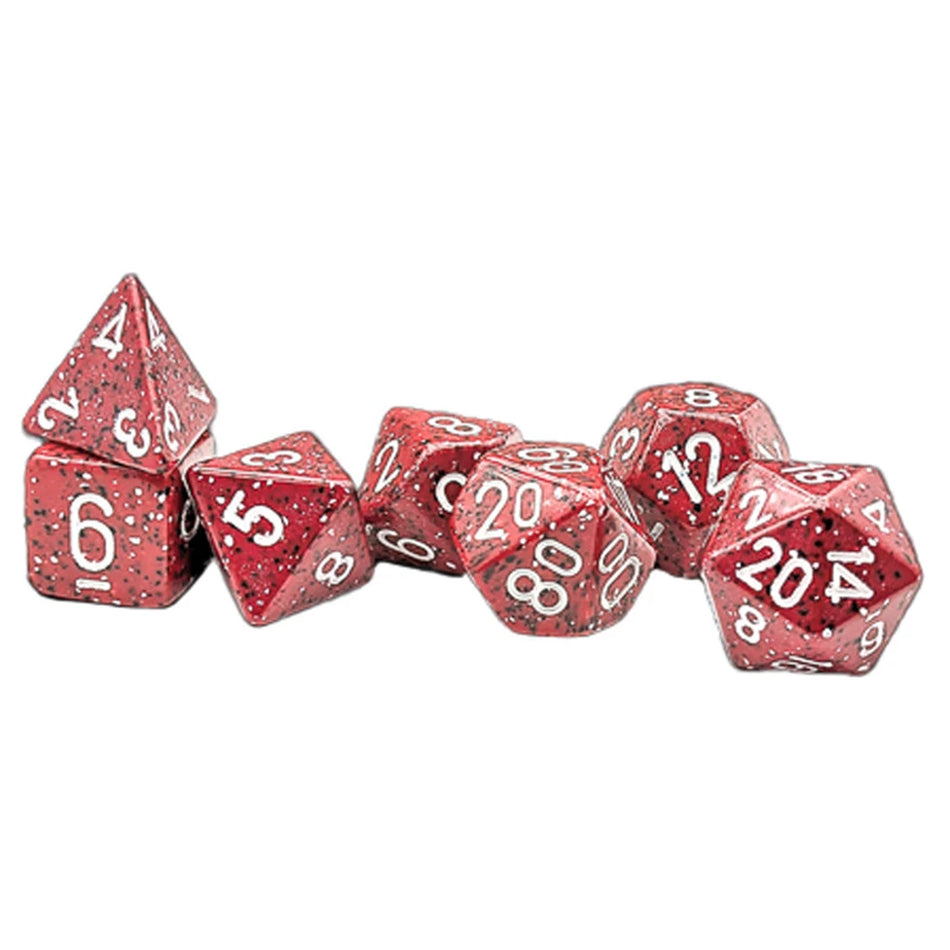 Speckled Dice: Polyhedral (6 Options) Dice Chessex Poly SPK Lava Stone