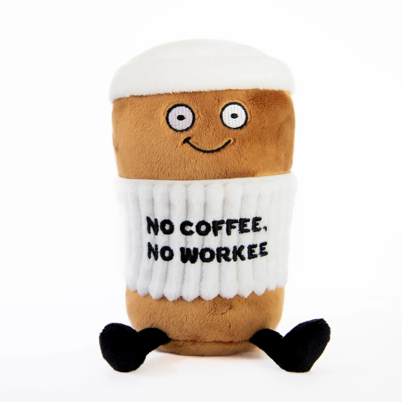 No Coffee, No Workee Coffee Plush Plushes Punchkins