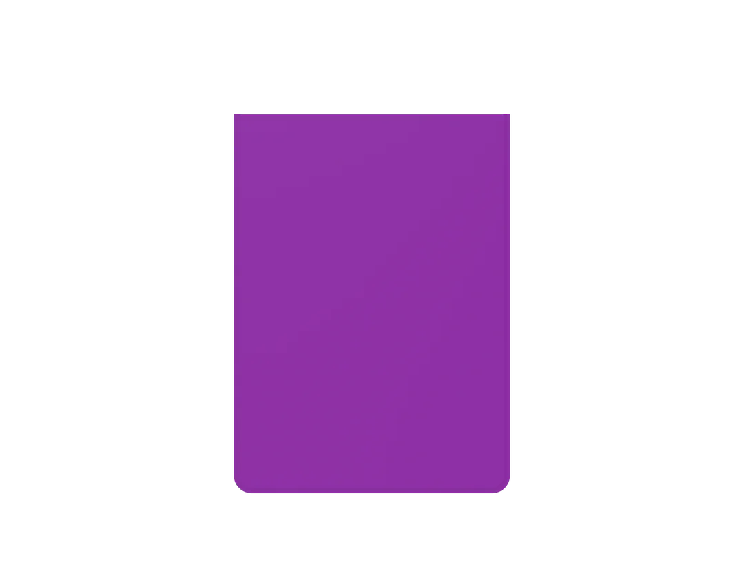 Heavy Play CURV Asymmetrical Card Sleeves (7 options) Supplies Heavy Play CURV Bard Purple  