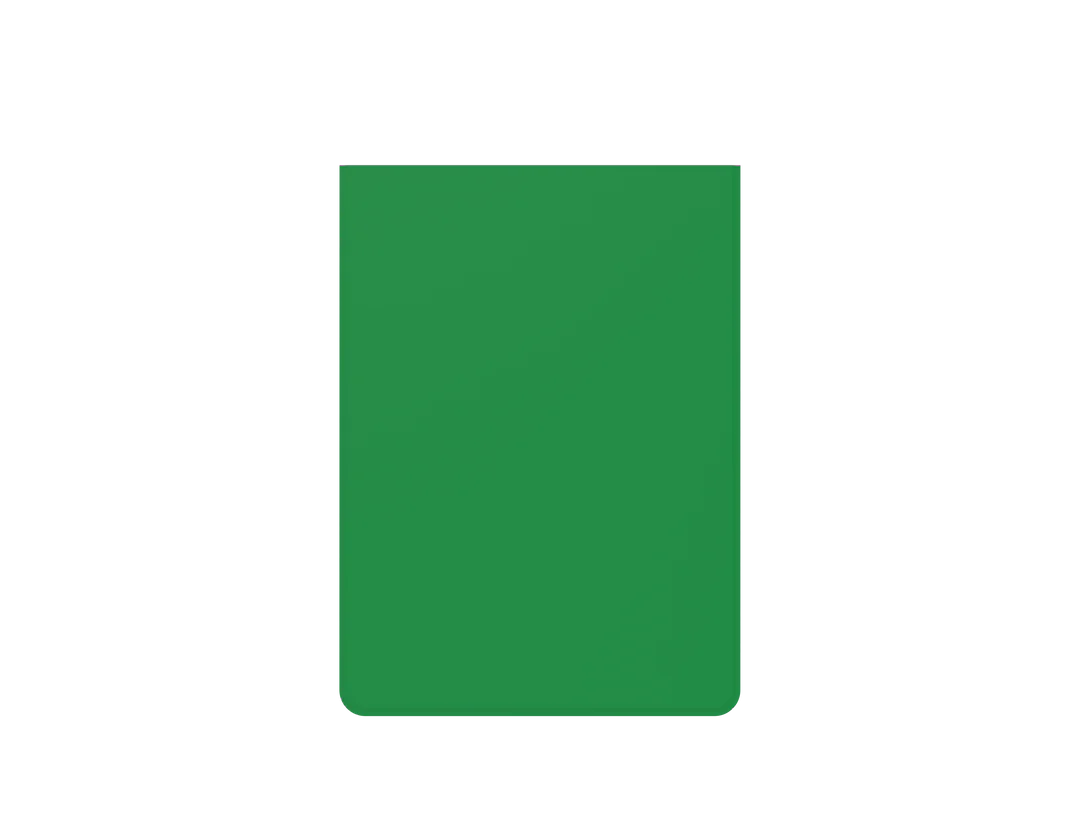Heavy Play CURV Asymmetrical Card Sleeves (7 options) Supplies Heavy Play CURV Druid Green  