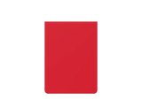 CURV Asymmetrical Card Sleeves (7 options) Supplies Heavy Play CURV Shaman Red  