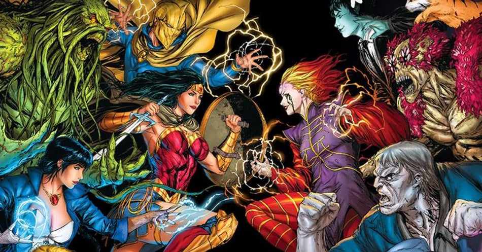 DC Deck Building Game: Justice League Dark Playmat Kickstarter Exclusive Card Games Cryptozoic Entertainment   