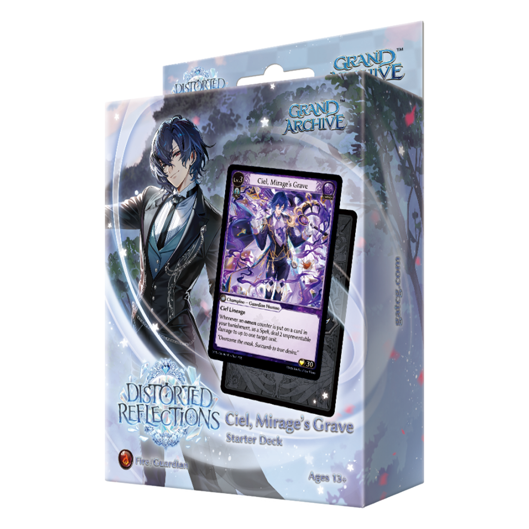 Grand Archive [DTR1E] Distorted Reflections Starter Deck (2 options) Trading Card Games Weebs of the Shore DTR1E SD Ciel