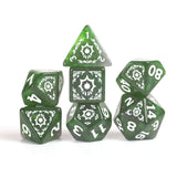 D&D Adventurer Dice Set - Cleric Green 15ct Dice Sirius Dice
