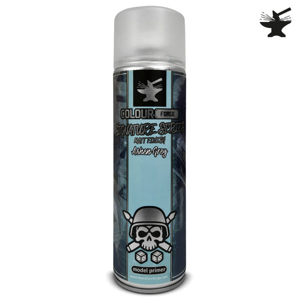 Colour Forge Spray: Signature Series – Ashen Grey (500ml) Paints Monument Hobbies
