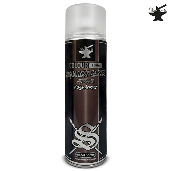 Colour Forge Spray: Signature Series – Siege Armour (500ml) Paints Colour Forge Hobby Supplies