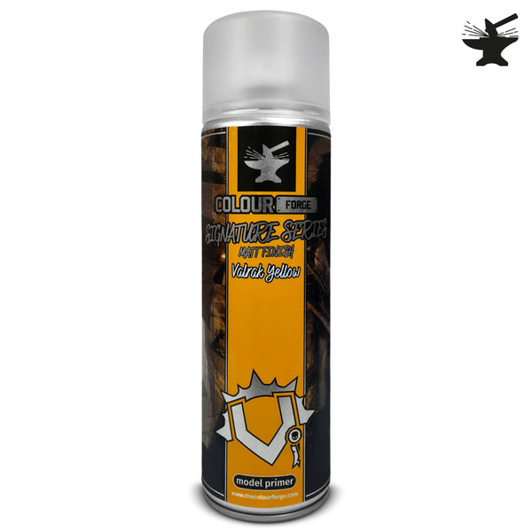 Colour Forge Spray: Signature Series – Valrak Yellow (500ml) Paints Colour Forge Hobby Supplies