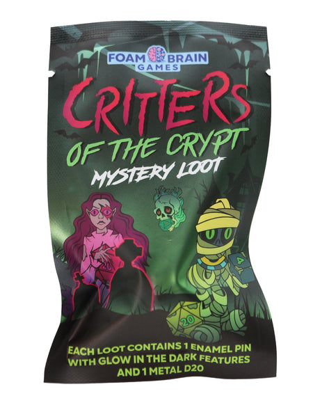 Mystery Loot: Critters of the Crypt Dice Foam Brain Games   