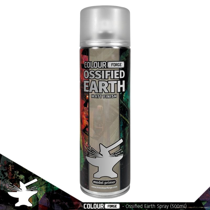 Colour Forge Spray: Ossified Earth (500ml) Paints Colour Forge Hobby Supplies