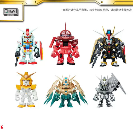 Bandai QMSV Mini Mobile Suite Gundam 5th Anniversary Artist Collab Mystery Box Toys LuminaToyz