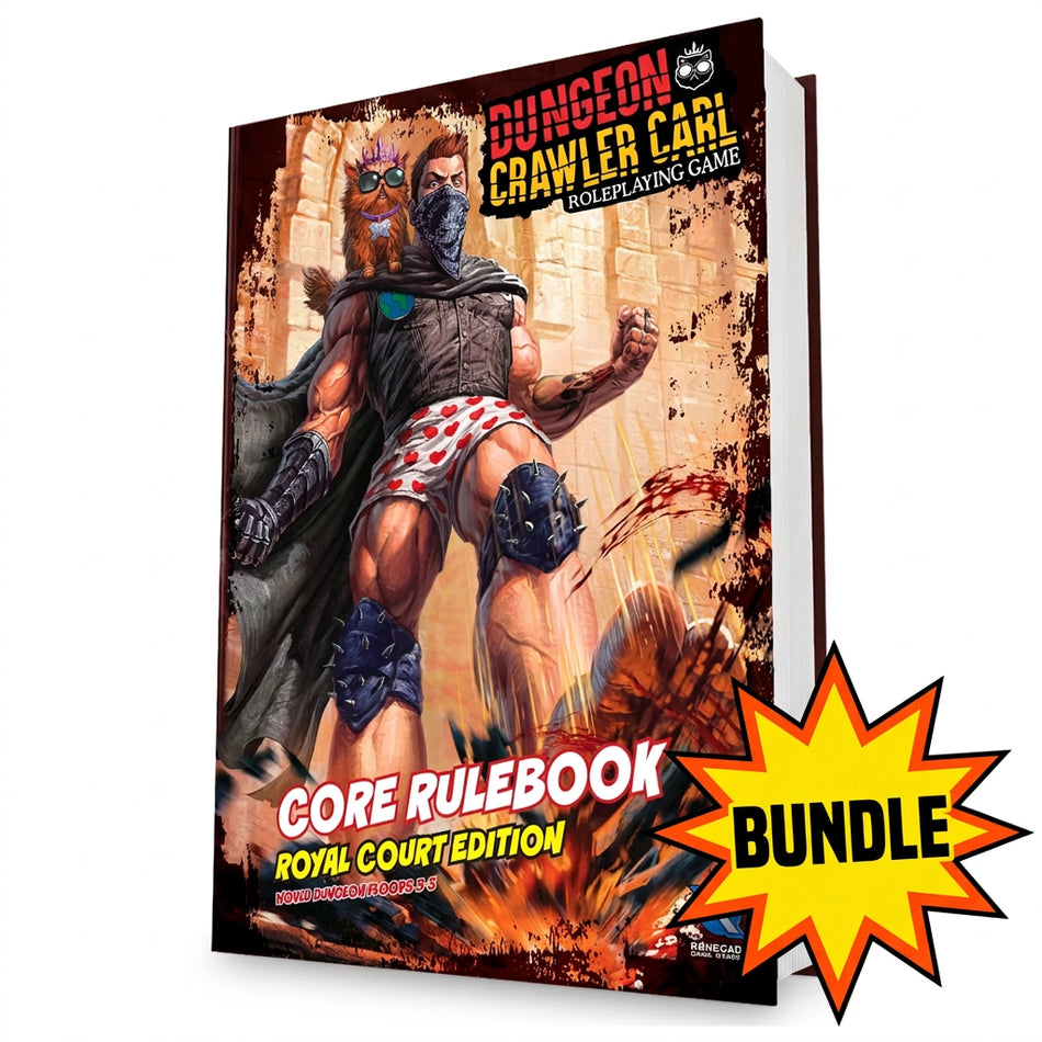 Dungeon Crawler Carl RPG: Core Rulebook Royal Court Edition All-In Bundle